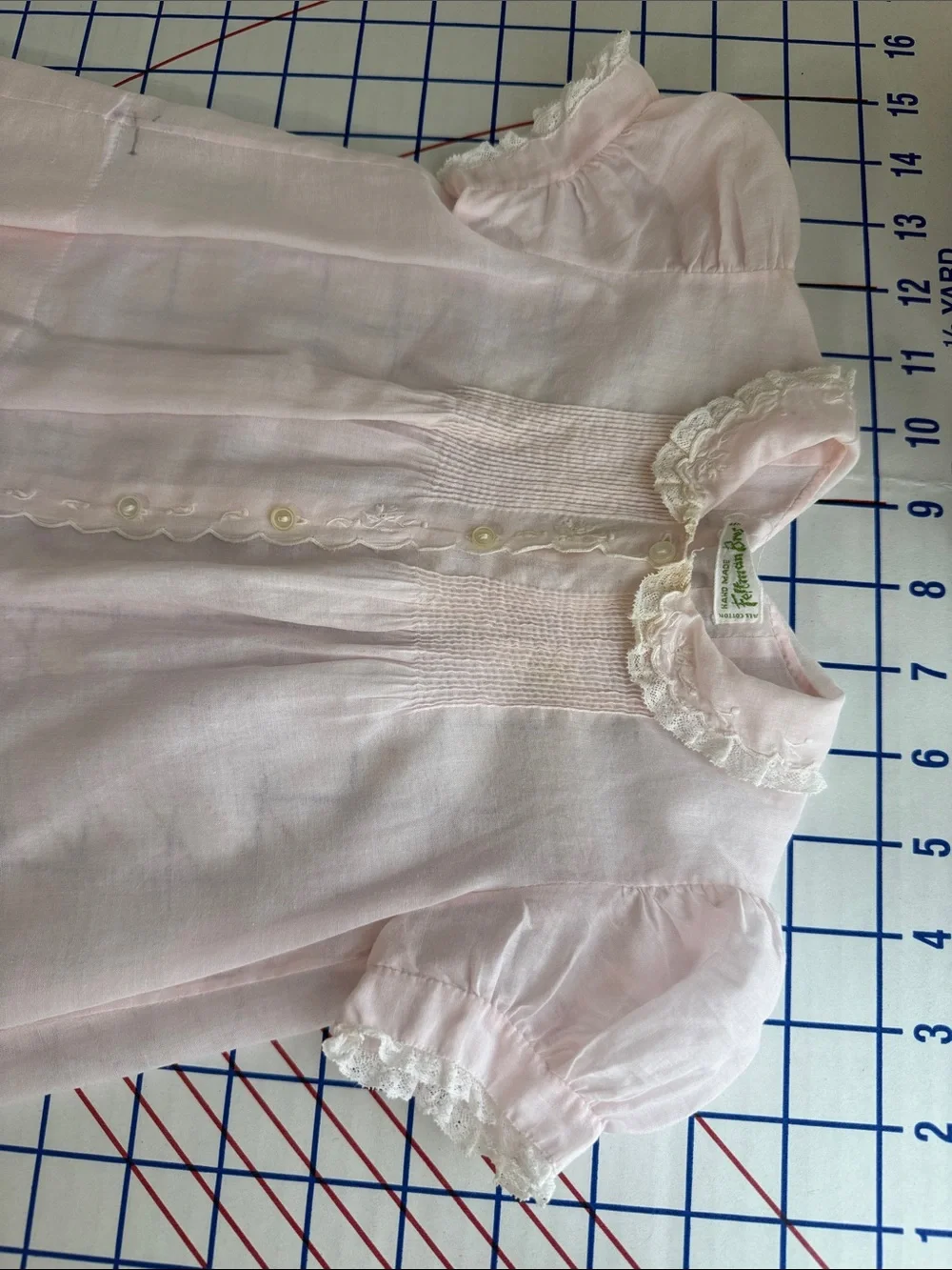 Vintage Fetterman Bros Hand Made Heirloom Dress & Slip Cutter Sewing Lot
